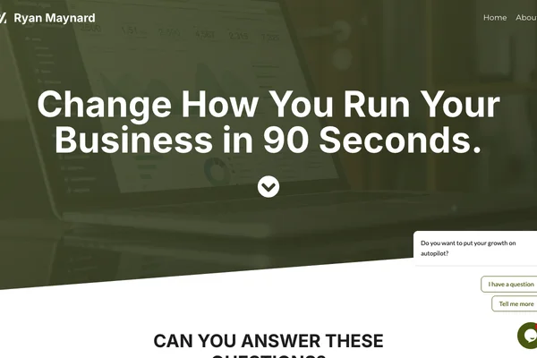 Screenshot of Ryan Maynard